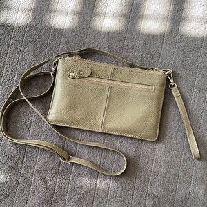 Grey Wristlet / Crossbody